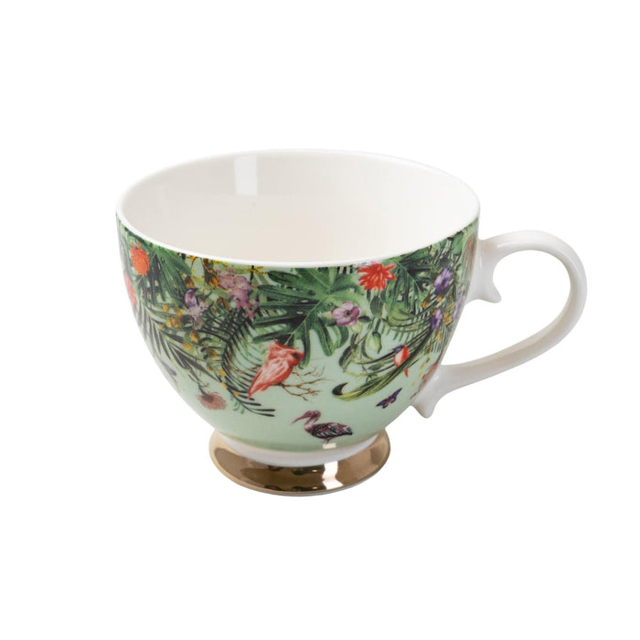 Candlelight Chinoiserie Footed Mug Ether | {{ collection.title }}