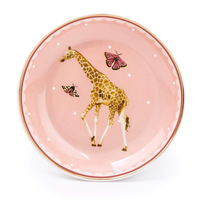 Candlelight Giraffe Pink Trinket Dish