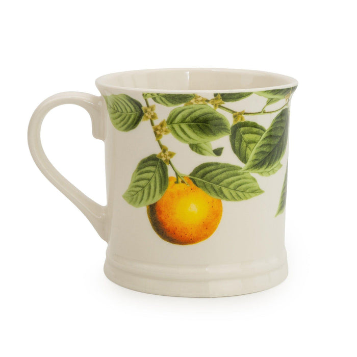 Candlelight Orange Blossom Tankard Mug White