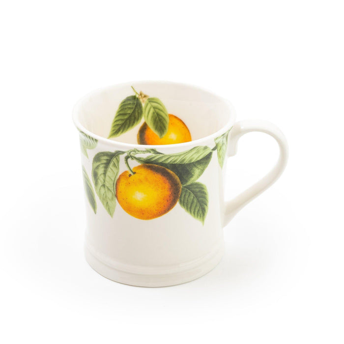 Candlelight Orange Blossom Tankard Mug White