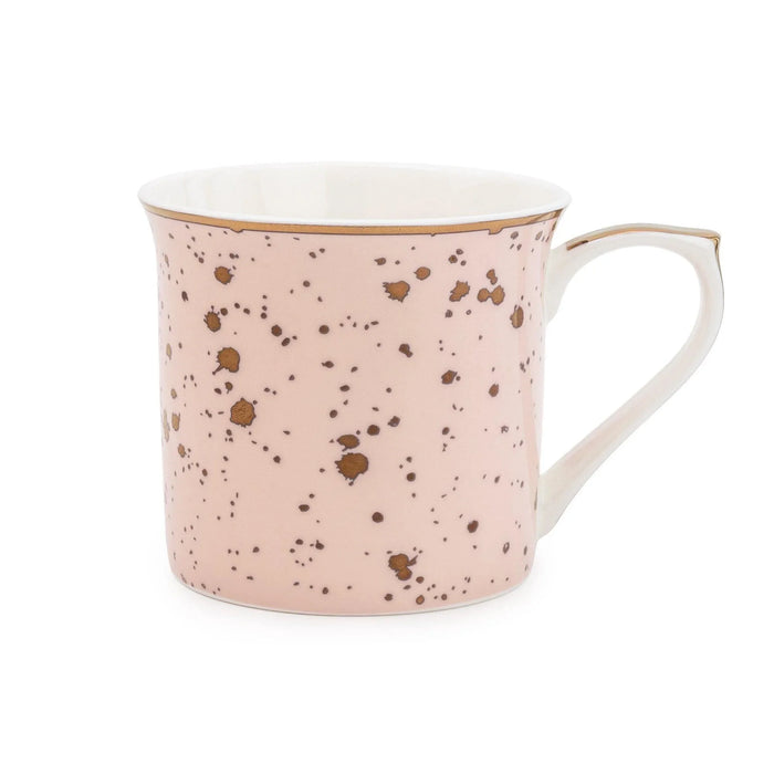 Candlelight Pink and Gold Speckle Mug