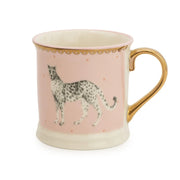 Candlelight Tankard Pink Mug Cheetah