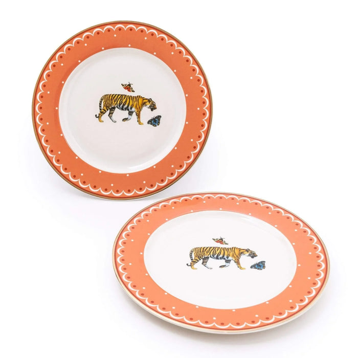 Candlelight Tiger Peach Side Plate - Set of 2