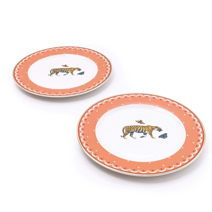 Candlelight Tiger Peach Side Plate - Set of 2