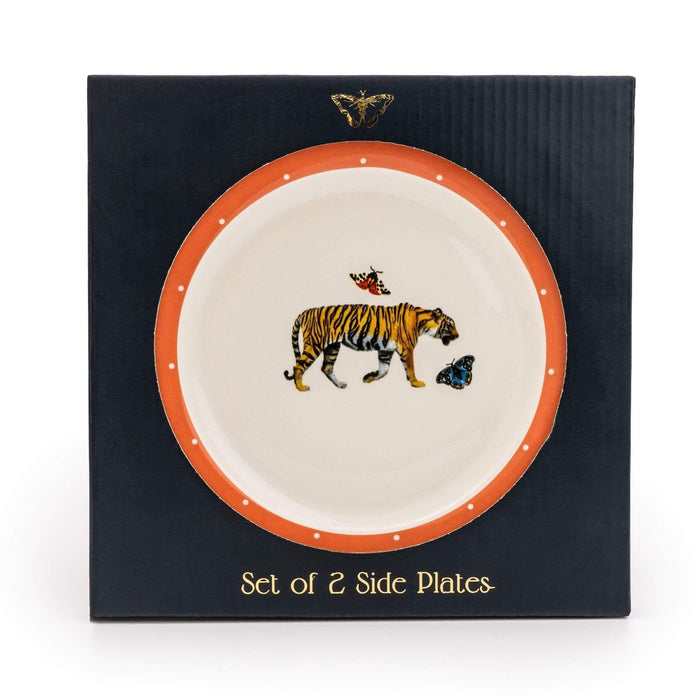 Candlelight Tiger Peach Side Plate - Set of 2
