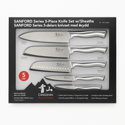 Cangshan Sanford Series German Steel Blades Knife Set with Sheaths - 5-Piece