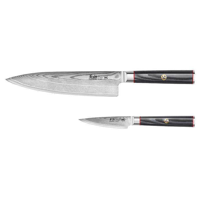 Cangshan Yari Series X-7 Damascus Steel 2-Piece Knife Set | {{ collection.title }}