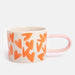 Caroline Gardner Orange Hearts Ceramic Mug - LemonSalt