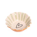Caroline Gardner Pale Blue Outline Heart Frilly Bowl (16cm) - LemonSalt