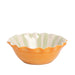 Caroline Gardner Pale Blue Outline Heart Frilly Bowl (16cm) - LemonSalt