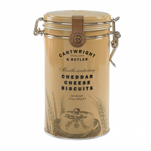 Cartwright & Butler Cheddar Cheese Biscuits In Tin (200g) | {{ collection.title }}