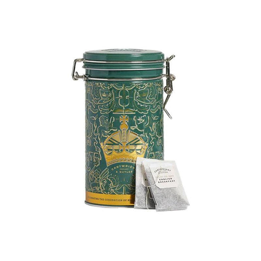 Cartwright & Butler - King Charles III Coronation - English Breakfast Tea Bags In Tin Caddy (90g) | {{ collection.title }}