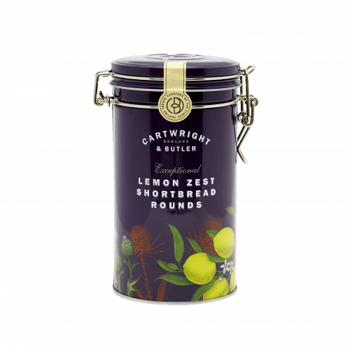 Cartwright & Butler - Lemon Zest Shortbread Rounds in Tin | {{ collection.title }}