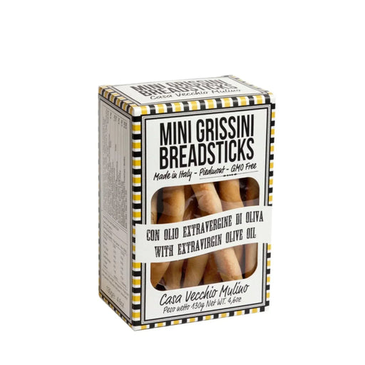 Casa Vecchio Mulino - Mini Grissini Breadsticks with Olive Oil (130g) - LemonSalt