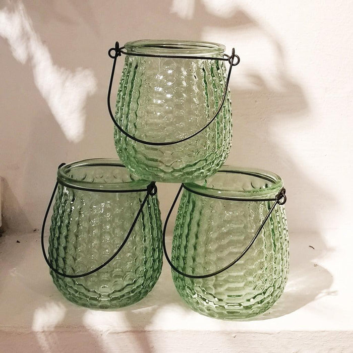 Casa Verde Hanging Lantern Cha Cha - Green (10x11cm) - LemonSalt