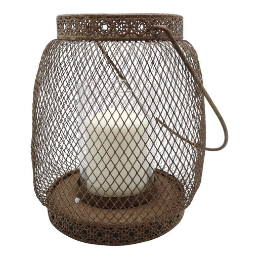 Casa Verde Lantern Pescador Antique Rust (16x18cm) - LemonSalt