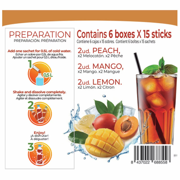 Castello Iced Tea 3 flavours (6x45g)