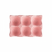 Ceramic Egg Holder Tray 6-Slot Modern Kitchen Storage – Pink - LemonSalt