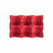 Ceramic Egg Holder Tray 6-Slot Modern Kitchen Storage – Red - LemonSalt