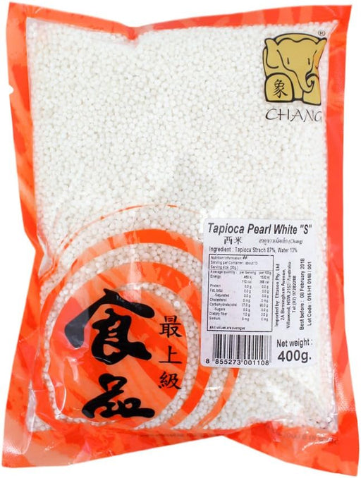 Chang Tapioca Pearls White Small (400g) - LemonSalt