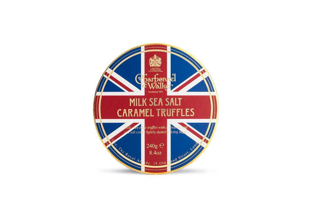 Charbonnel et Walker - Milk Sea Salt Caramel Truffles in Union Flag Box, 240g | {{ collection.title }}