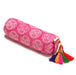 Chattra Neck Cushion - Fuchsia Suzani - LemonSalt