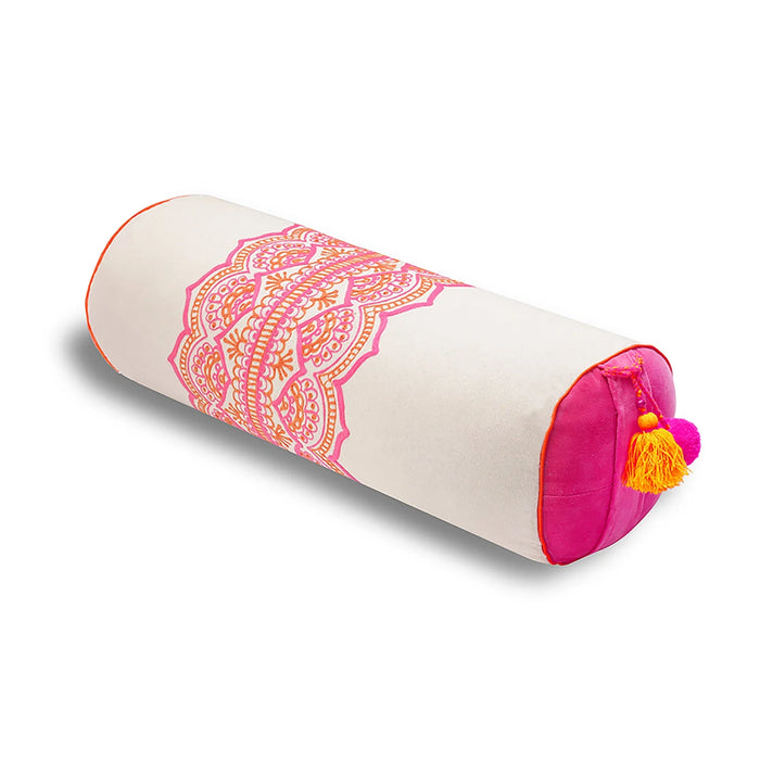 Chattra Rangoli Round Bolster - LemonSalt