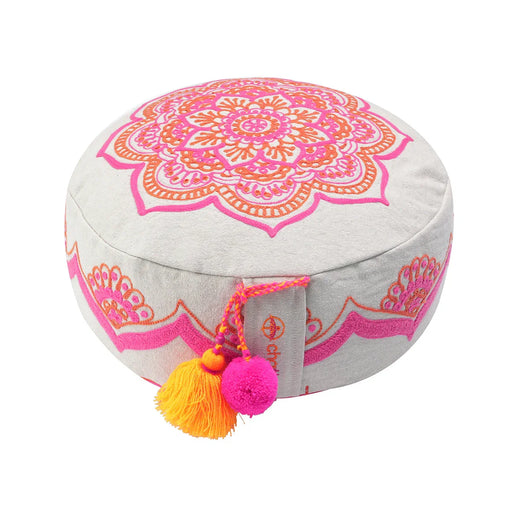 Chattra Rangoli Zafu Meditation Cushion - LemonSalt