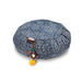Chattra Zafu Meditation Cushion - Navy Bandhani - LemonSalt