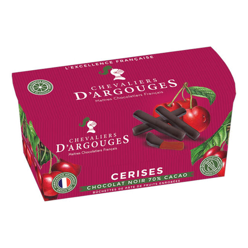 Chevaliers d'Argouges Cherry Paste Dark Chocolate (150g) - LemonSalt