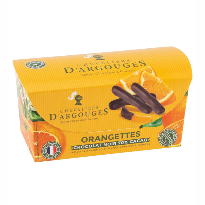 Chevaliers d'Argouges Orange Peel Dark Chocolate (190g) - LemonSalt