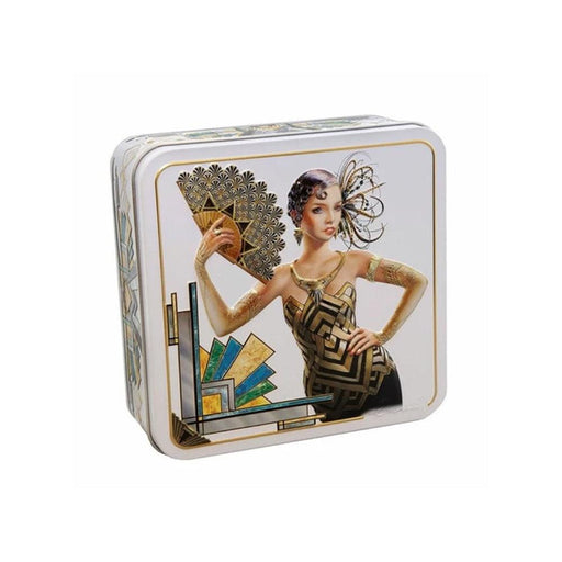 Churchill's Grace Art Deco Tin 150g Mini Chocolate Chip Shortbread (150g) - LemonSalt