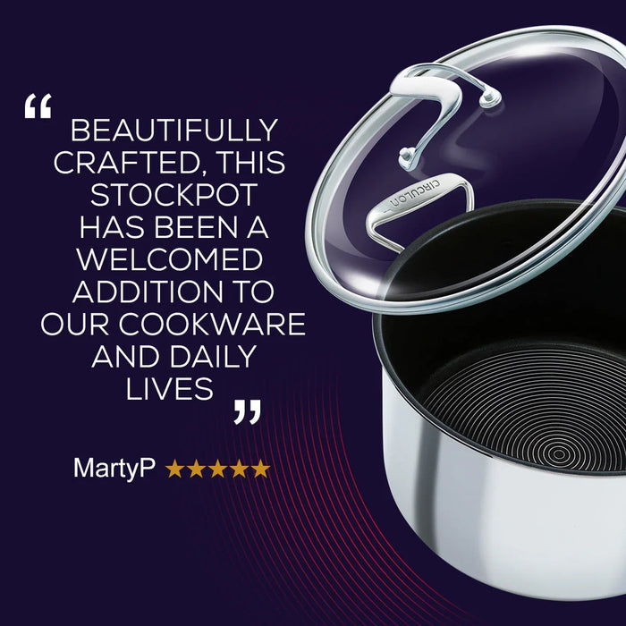 Circulon C Series NonStick Stainless Steel Stockpot - 26cm (7.6L) - LemonSalt