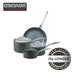 Circulon Excellence Aluminium Black Cookware Set (4 piece) - LemonSalt