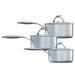Circulon S Series NonStick Stainless Steel Saucepan Set - 3 Piece - LemonSalt