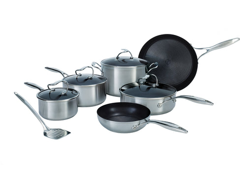 Circulon S Series Stainless Steel Non Stick Cookware set with Slotted Turner - 6 Pieces - LemonSalt