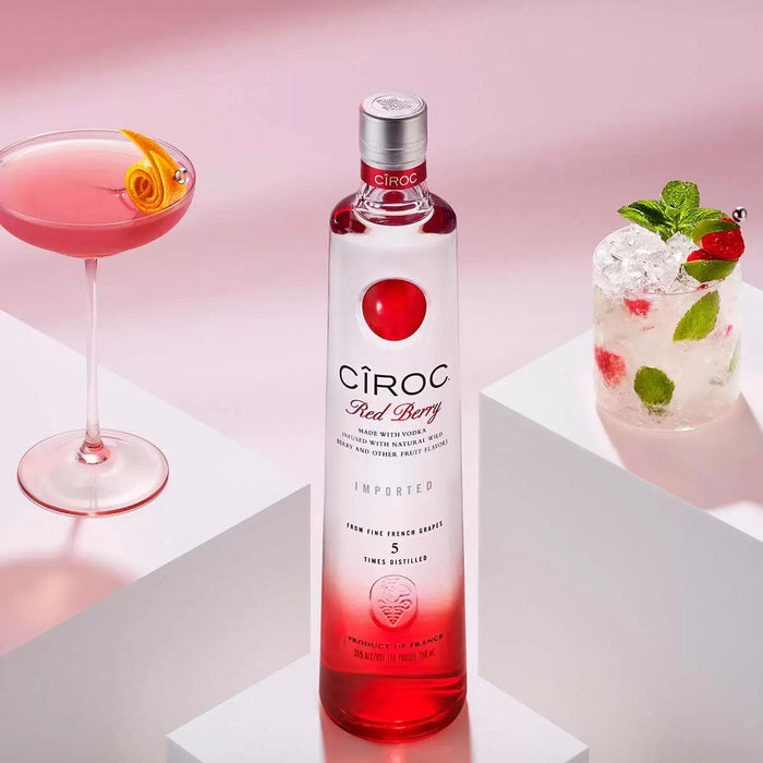 Ciroc Red Berry Flavoured Vodka (700ml) - LemonSalt