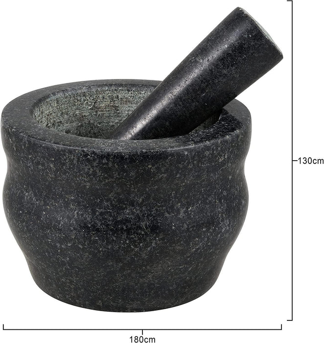 Cole & Mason Worcester Black Granite Pestle & Mortar (18cm)