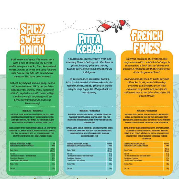 Colona Variety Sauce Pack (3x500ml) - LemonSalt