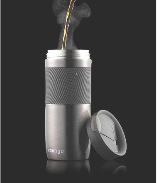 Contigo Byron Snapseal Travel Mug -  Stainless Steel (470ml)