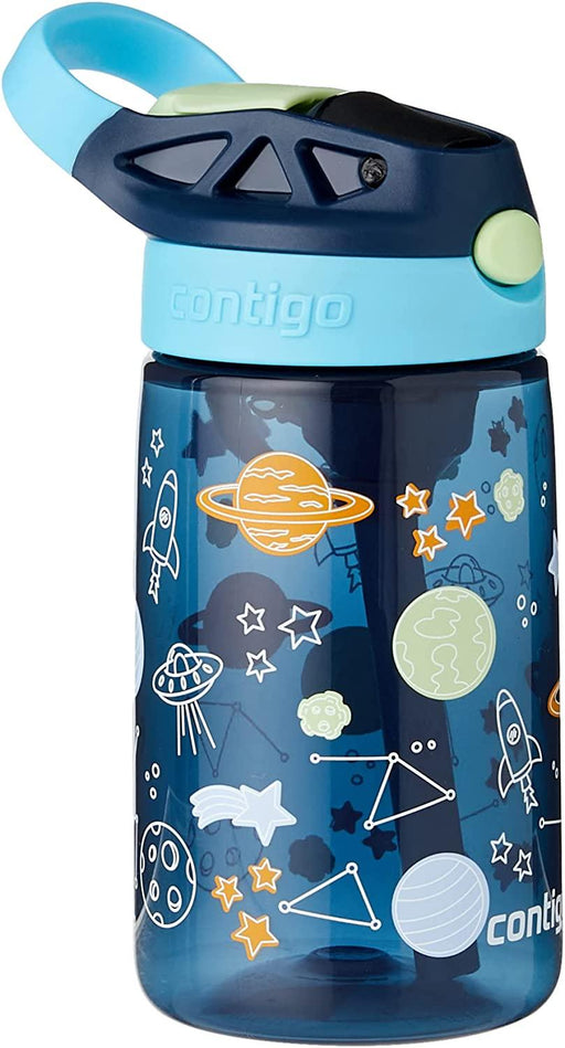 Contigo Easy Clean Autospout Kids Water Bottle - Blueberry Cosmos (420ml) | {{ collection.title }}