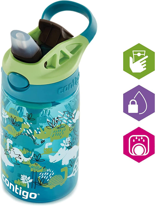 Contigo Easy Clean Autospout Kids Water Bottle - Dino Body (420ml) | {{ collection.title }}