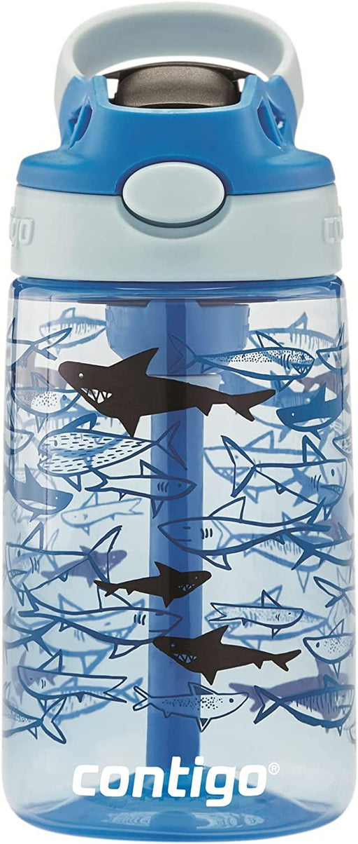 Contigo Easy Clean Autospout Kids Water Bottle - Sharks (420ml) | {{ collection.title }}
