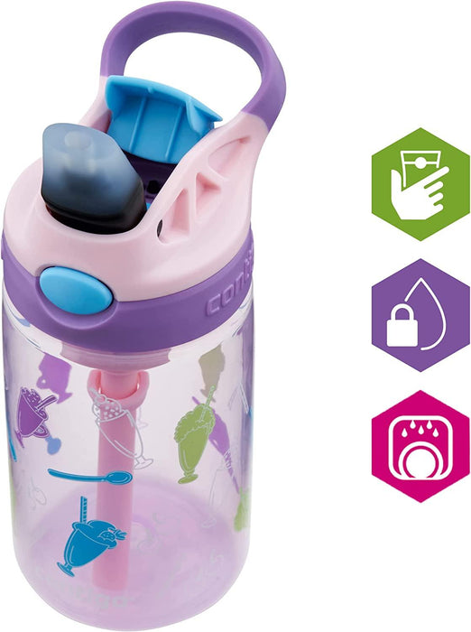 Contigo Easy Clean Autospout Kids Water Bottle Strawberry Shakes