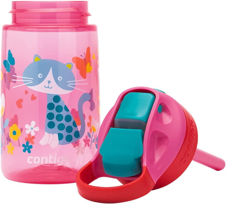 Contigo Gizmo Flip Autospout Kids Water Bottle - Cherry Cat (420ml) | {{ collection.title }}