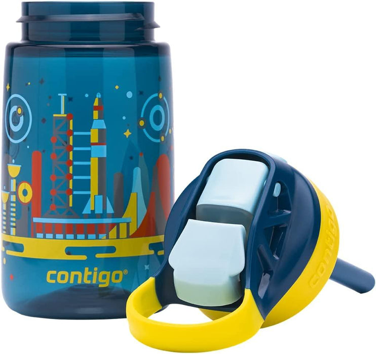 Contigo Gizmo Flip Autospout Kids Water Bottle - Nautical Space (420ml) | {{ collection.title }}