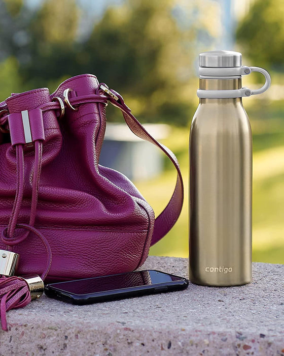 Contigo Matterhorn Thermalock Vacuum-Insulated Water Bottle - Gold (590ml)