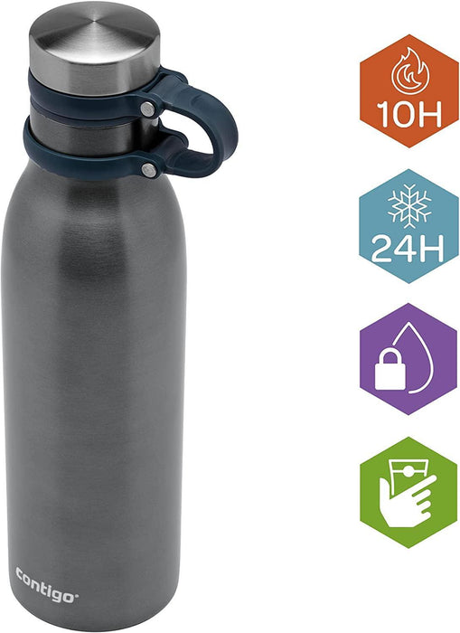 Contigo Matterhorn Thermalock Vacuum-Insulated Water Bottle - Mussel (590ml)