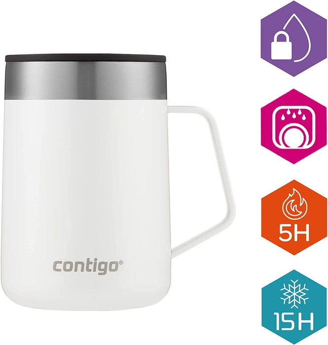 Contigo Streeterville Thermalock Desk Mug - Salt (420ml)
