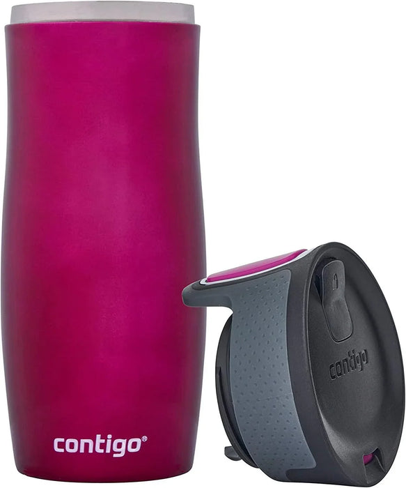 Contigo West Loop Autoseal Travel Mug - Raspberry (470ml)
